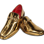 Emilio Franco Couture "EF363" Gold Shoes