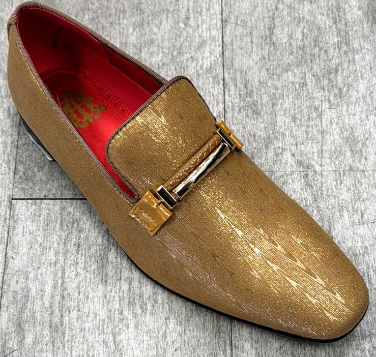 Exclusive Formal Dress Shoe Gold 6993