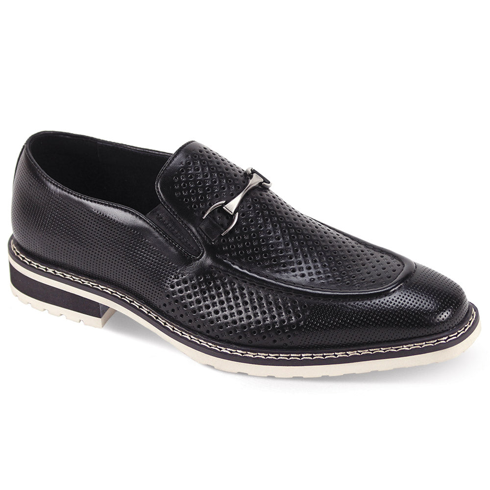 Giovanni Ferari Black Leather Shoes