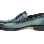 Paul Parkman Turquoise Patina Handmade Loafers 6944-TRQ