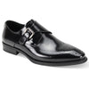 Giovanni Jeffery Black Leather Shoes