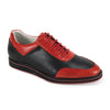 Giovanni Lorenzo Black/Red Leather Shoes