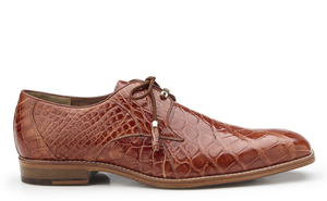 Belvedere - Lago, Genuine Alligator Dress Shoe - Cognac - 14010 (IN STORE)