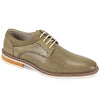 Giovanni Lambo Taupe Leather Shoes