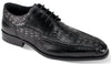 Giovanni Milford Black Leather Shoes