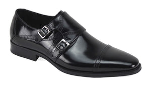Giovanni Noel Black Leather Shoes
