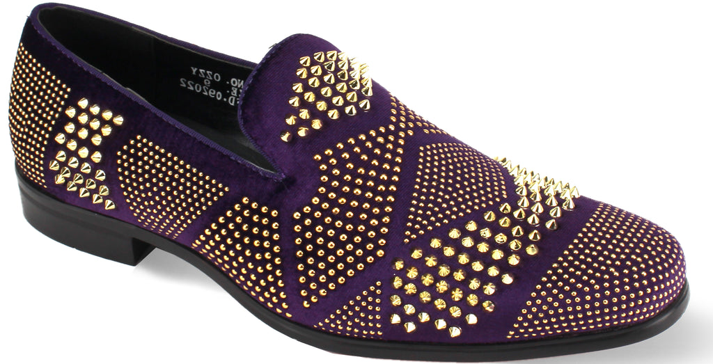 After Midnight Exclusive Ozzy Purple/Gold Dress Shoes