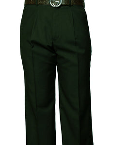 STATEMENT CLOTHING | ﻿REGULAR FIT PLEATED PANTS PA-200A-HUNTER