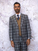 INSOMNIA PARIS-2 3PC Compose Tailored Fit Grey Suit