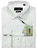 STATEMENT CLOTHING | ﻿COTTON FRENCH CUFF DRESS SHIRT FCS-100-WHITE