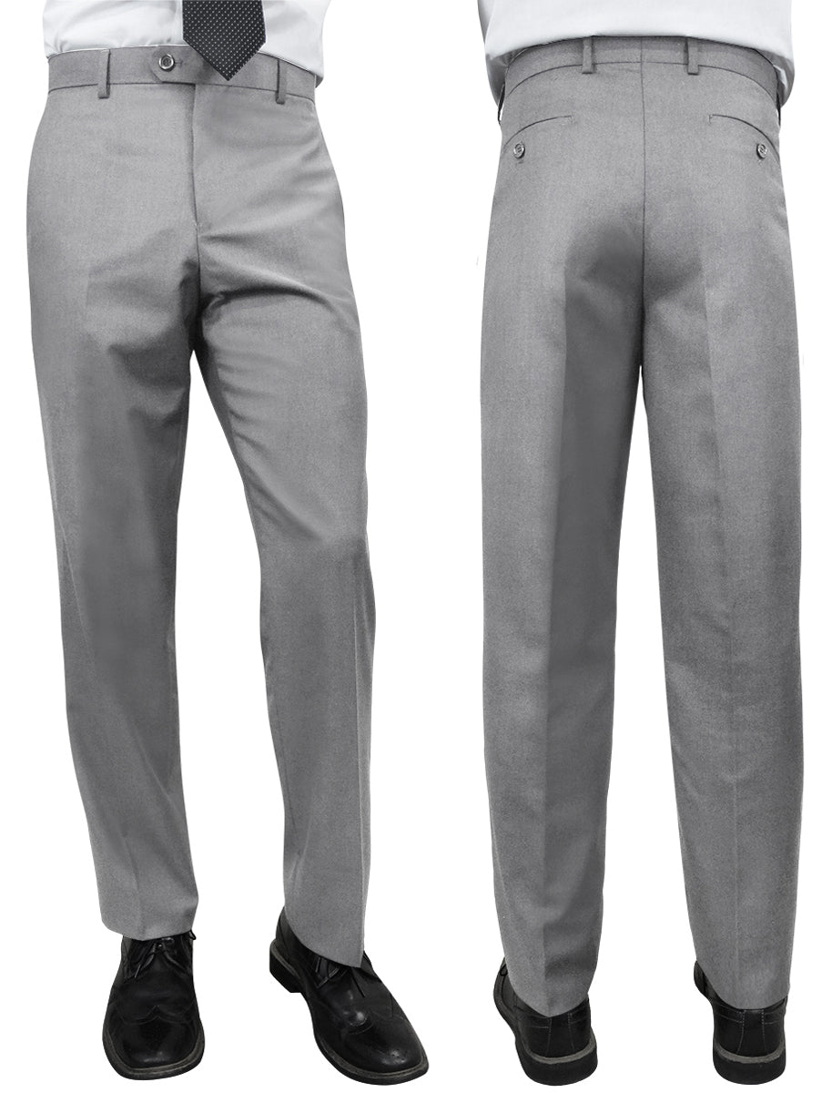 STATEMENT CLOTHING | ﻿SLIM FIT PANTS PL-100-GREY