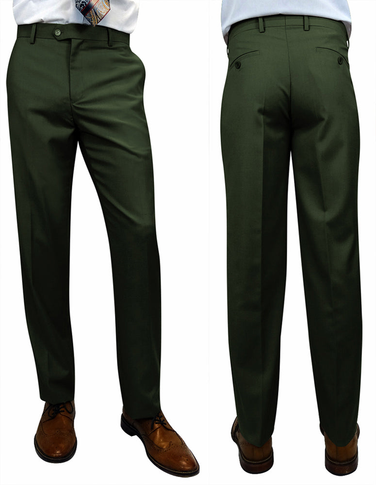 STATEMENT CLOTHING | ﻿SLIM FIT PANTS PL-100-HUNTER