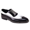 Giovanni Rio Black/White Leather Shoes