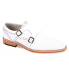 Giovanni Rocky White Leather Shoes