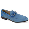 Giovanni Roman Light Blue Leather Shoes
