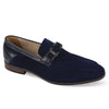 Giovanni Roman Navy Leather Shoes