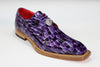 Emilio Franco Couture "Santo" Purple Combo Shoes