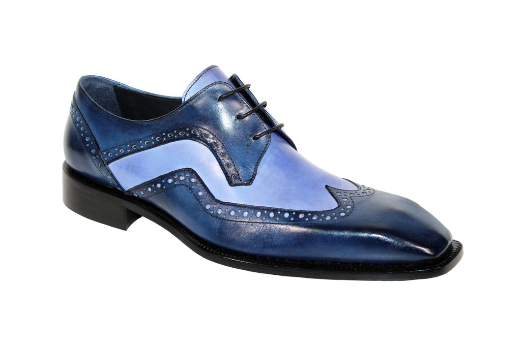 Braga Light Blue Men's Dress Shoes