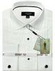 STATEMENT CLOTHING | ﻿COTTON WHITE TUXEDO DRESS SHIRT STX-100-WHITE