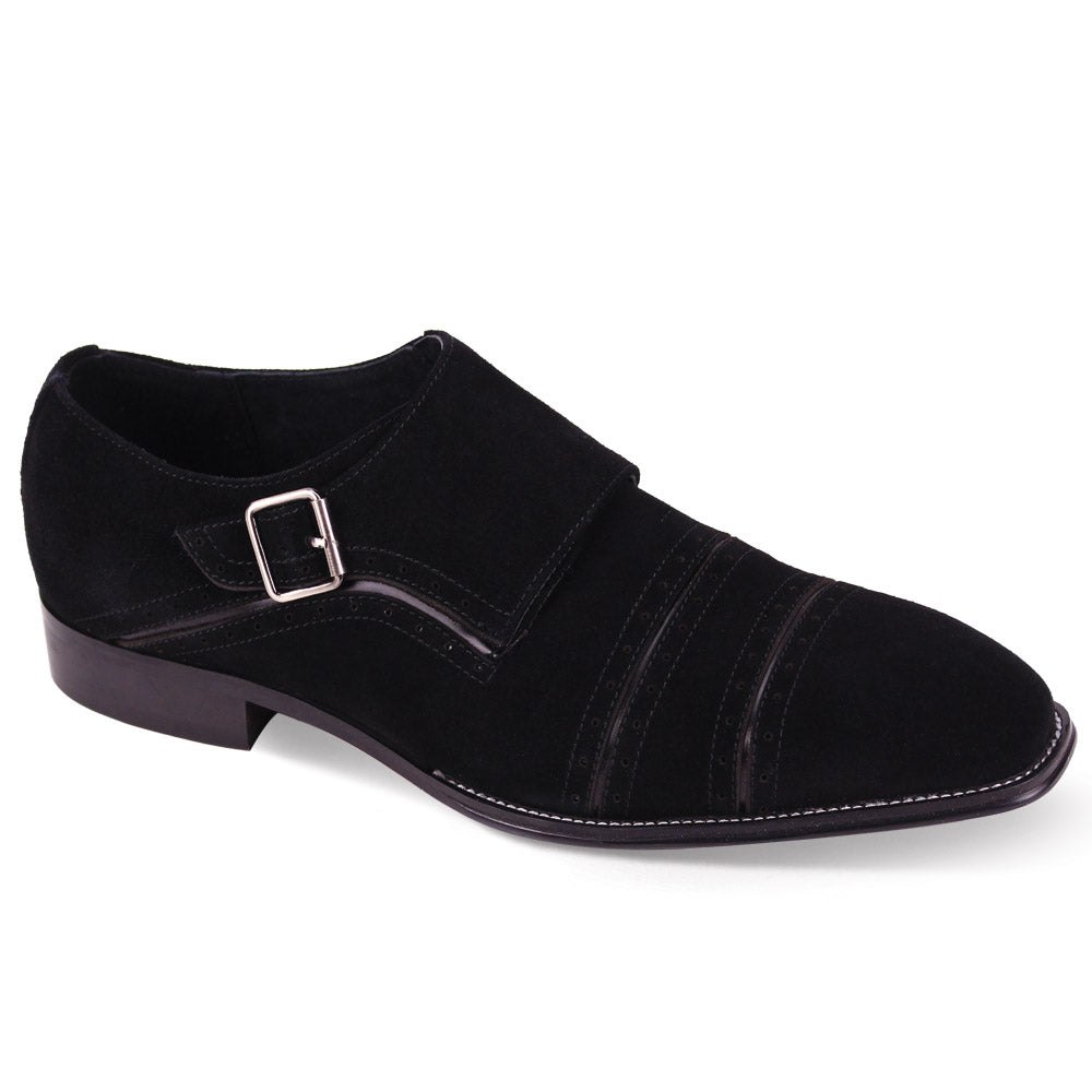 Giovanni Sheldon Black Leather Shoes