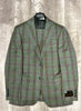 Tiglio Luxe Green Multi with Windowpane Dolcetto Modern Fit, Pure Wool Suit TL4221