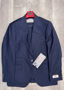 Tiglio Rosso Orvietto/Vest Navy Pinstripe TL5062 – Unique Design Menswear