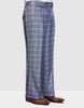 STATEMENT CLOTHING | ﻿WIDE LEG PLAID PANTS WP-101-GREY