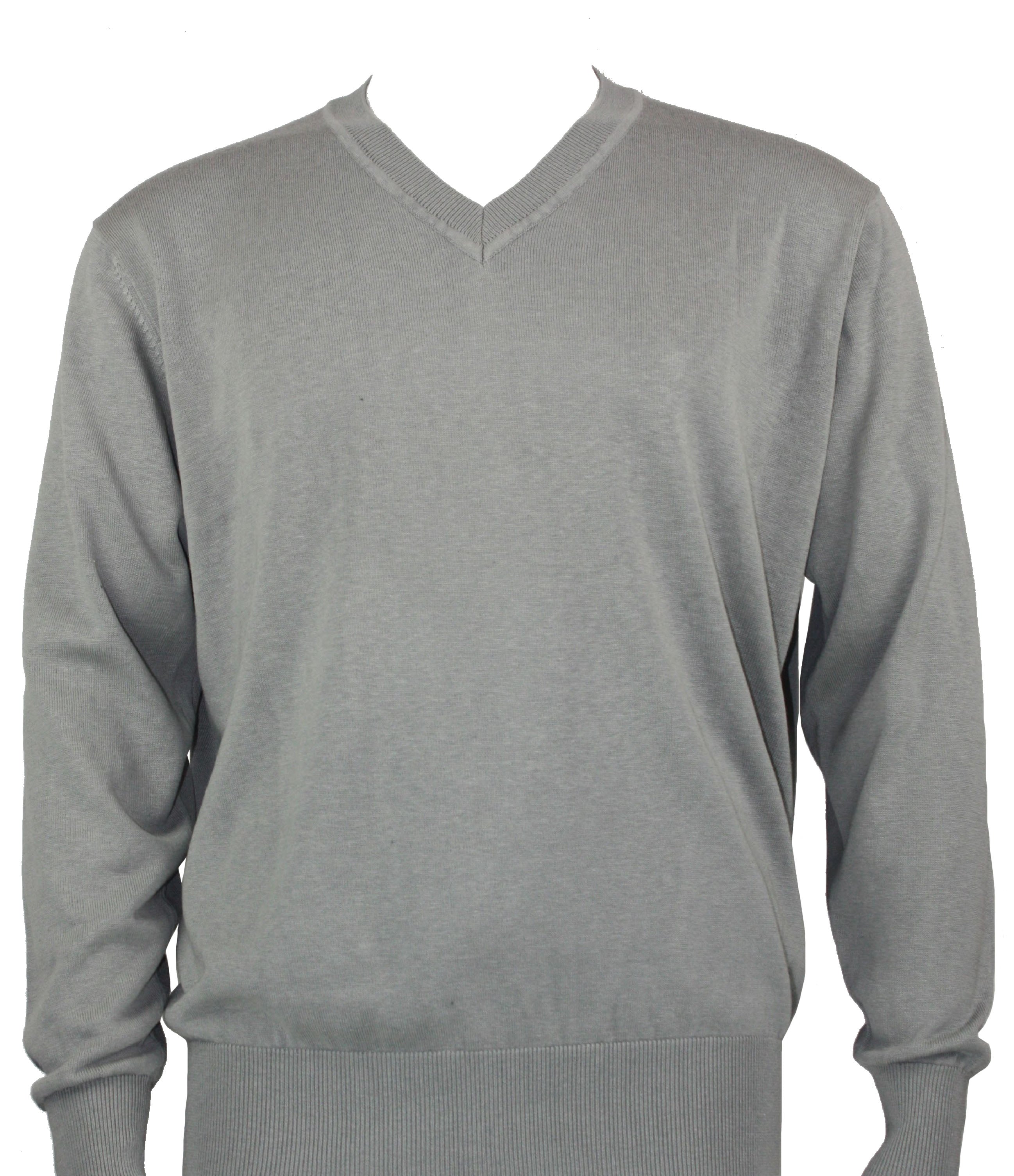 Bassiri L/S V-Neck Ash Sweater 627