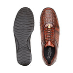 Belvedere - Astor, Genuine Hornback Caiman Crocodile and Soft Calf Sneaker - Antique Sport - 33599