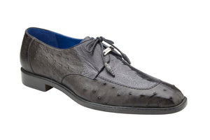 Belvedere - Bolero, Genuine Ostrich Dress Shoe - Gray - R43