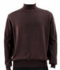 Bassiri L/S Mock-Neck Brown Sweater 630