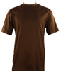 Bassiri S/S Mock-Neck Cognac T-Shirt 218