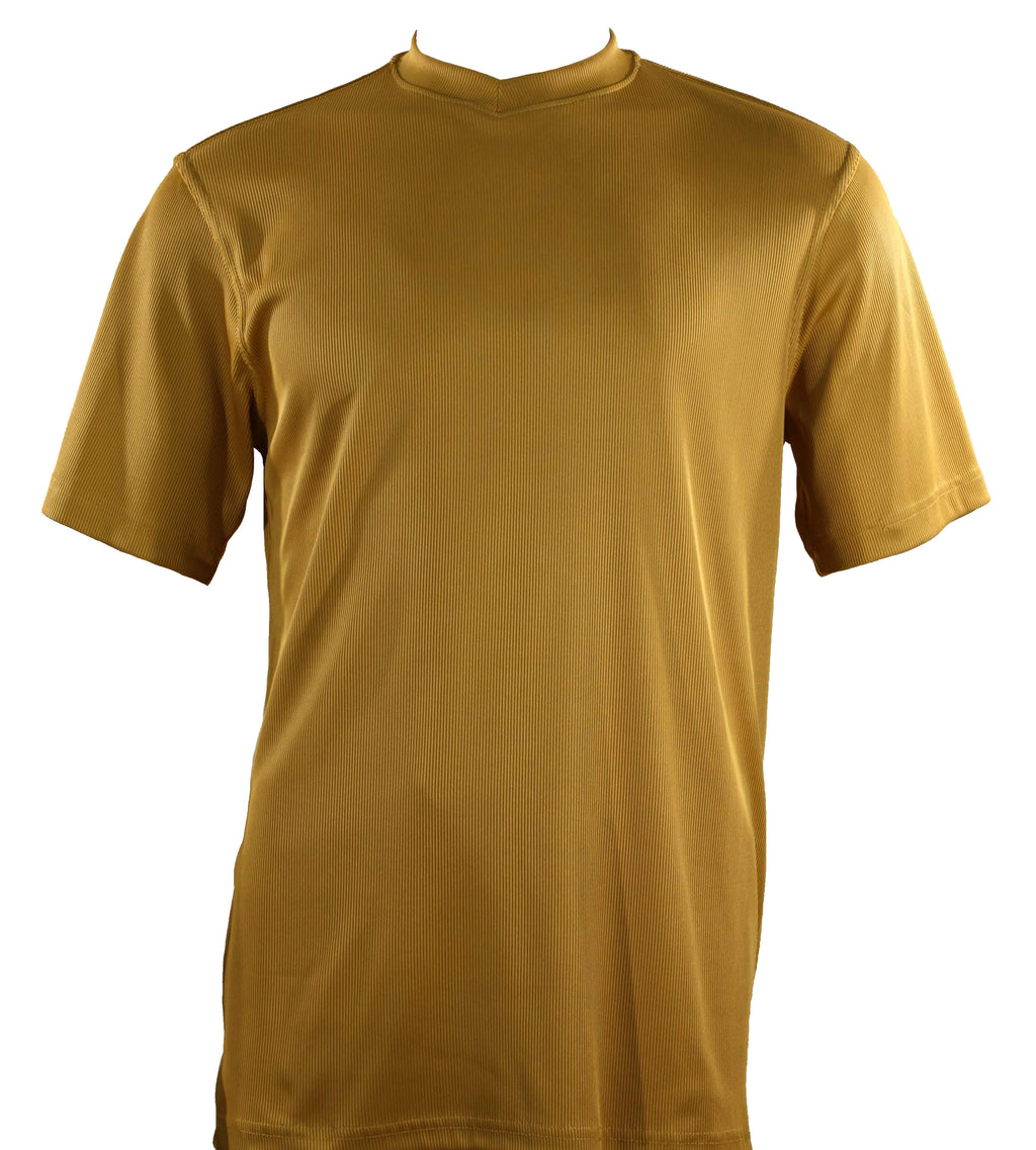 Bassiri S/S V-Neck Gold T-Shirt 219