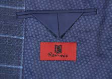 RENOIR Blue Classic Fit Side Vented Blazer 294-22