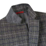 RENOIR Gray Classic Fit Side Vented Blazer 294-21