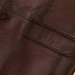 Inserch Lamb Leather Blazer 600-133 Cognac
