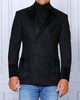 INSOMNIA MZS-533 Tailored fit Black Cotton Blend Sport Coat