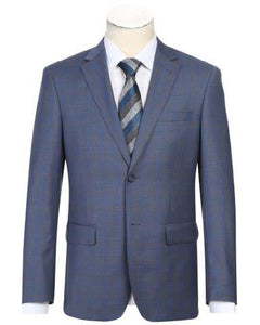 RENOIR 2-Piece New Slim Fit Wool Suit 566-2