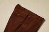 Inserch Velvet Flat Front Pants P502-131 Swiss Chocolate