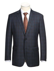 RENOIR 2-Piece Classic Fit Wool Suit 566-3