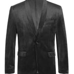 RENOIR Slim Fit Velvet Tuxedo Jacket 290-10