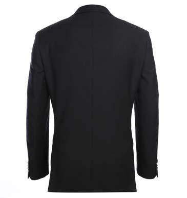 Introducing the Alessandro Vitello by Renoir Classic Fit Wool Blazer 561-7, a sophisticated black blazer. This elegant piece features a notch lapel, side vents, and a single button closure, complete with a pocket square in the chest pocket. Crafted from 100% wool by the renowned brand Renoir for a refined finish.