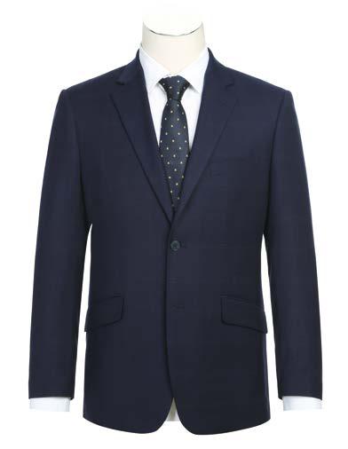 Alessandro Vitello by Renoir presents the Navy 2-Piece New Slim Fit Checked Suit 293-29, paired with a matching tie featuring a subtle pattern, and elegantly worn over a crisp white shirt. Ideal for enhancing any wardrobe.