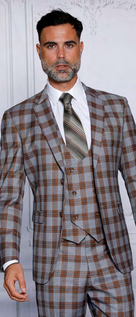 INSOMNIA OXFORD 3PC Tailored fit Copper Suit