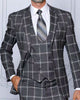 INSOMNIA OXFORD 3PC Tailored fit Dark Grey Suit