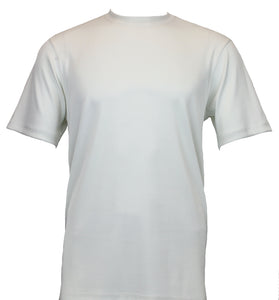 Bassiri S/S Mock-Neck Ivory T-Shirt 218