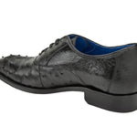 Belvedere - Orlando, Genuine Ostrich Quill Dress Shoe - Black - D01