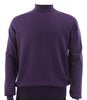 Bassiri L/S Mock-Neck Purple Sweater 630
