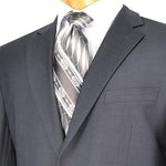 Vinci Regular Fit 2 Button 2 Piece Suit (Gray) 2TR