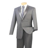 Vinci Slim Fit 2 Piece 2 Buttons Design Tuxedo (Gray) T-SC900